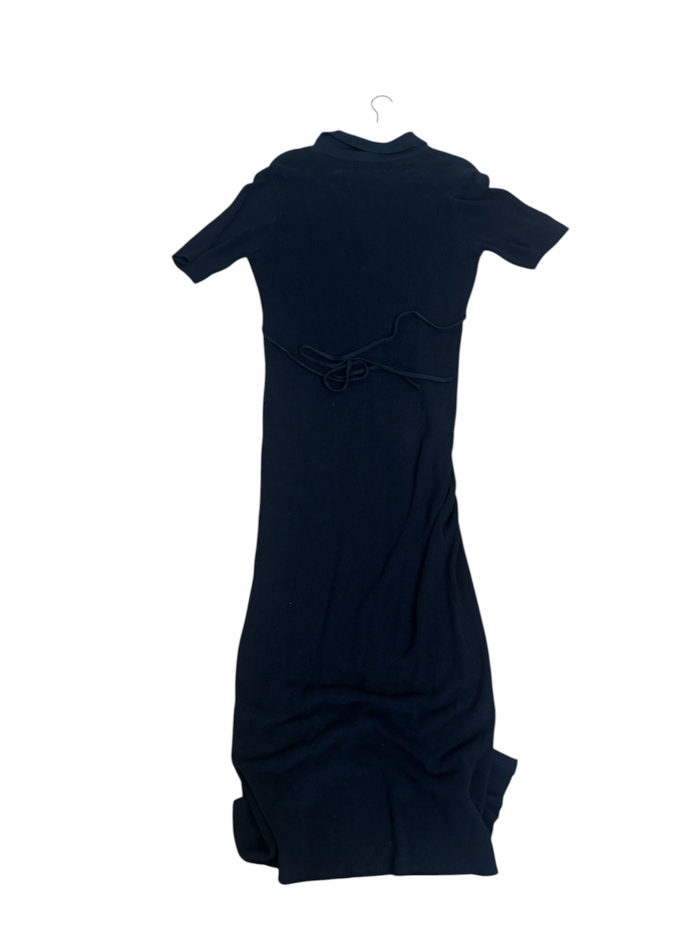 DISSH Australia Women’s Maxi Black Collared Short Sleeve Dress Black XL - Picture 2 of 4